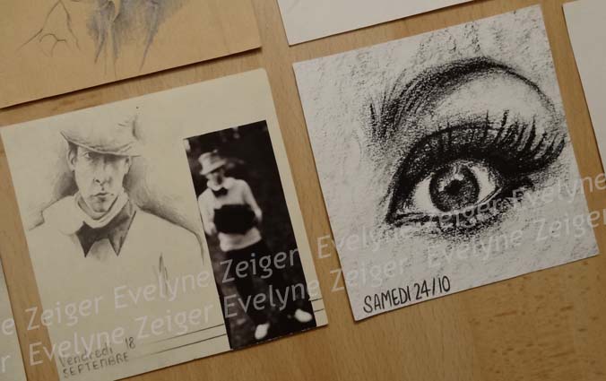 Esquisses au crayon et à la craie sèche
/ Evelyne Zeiger