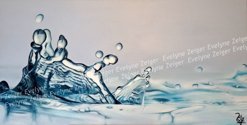 Goutte d'azur
Acrylique sur toile
120 x 60 cm
/ Evelyne Zeiger
