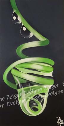 Goutte et vrille
Acrylique sur toile
40 x 80 cm
/ Evelyne Zeiger