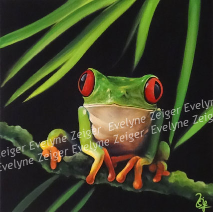 Grenouille sur branche
Acrylique sur toile
40 x 40 cm
/ Evelyne Zeiger