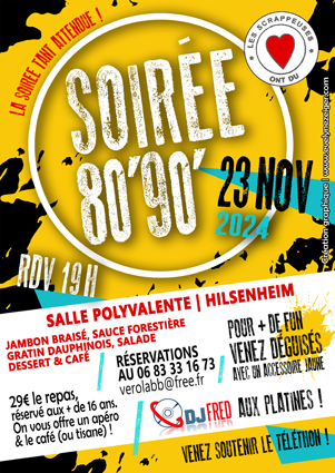 Affiche Les Scrappeuses ont du cœur & Téléthon
/ Evelyne Zeiger