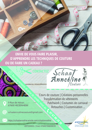 Flyer recto | Anncéline Couture
/ Evelyne Zeiger