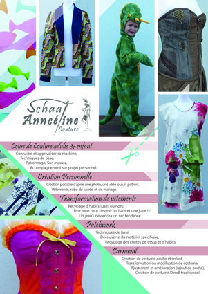 Flyer verso | Anncéline Couture
/ Evelyne Zeiger