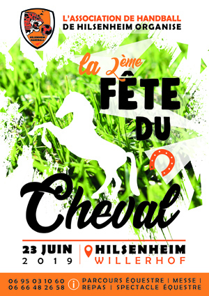 Affiche Fête du Cheval | Club de Handball de Hilsenheim
/ Evelyne Zeiger