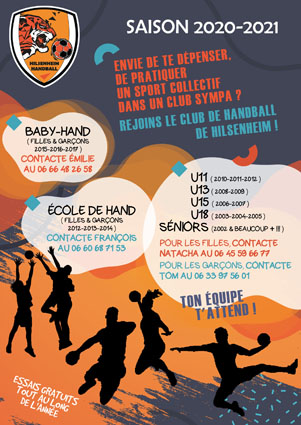 Affiche Équipes | Club de Handball de Hilsenheim
/ Evelyne Zeiger