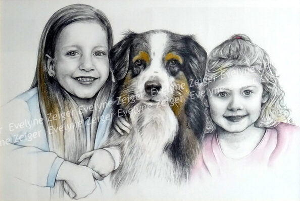 Portraits au crayon
/ Evelyne Zeiger